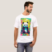 かわいい小さなパンダ Tシャツ (正面フル)