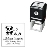 かわいい小さなパンドラのアドレス セルフインキングスタンプ (インサイチュ)