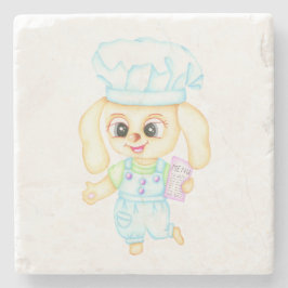 かわいい小さなパン屋さん ストーンコースター