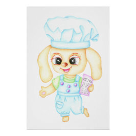 かわいい小さなパン屋さん ポスター
