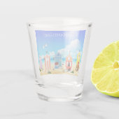 かわいい小さなビーチシャックサンダー_コーブ ショットグラス (裏面)