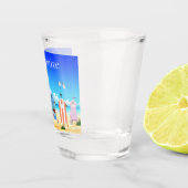 かわいい小さなビーチシャックサンダー_コーブ ショットグラス (右)