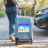 かわいい小さなビーチシャックサンダー_コーブ シール (スーツケースインサイチュ)