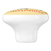 かわいい小さなビーチシャックサンダー_コーブ セラミックノブ (側面)