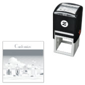 かわいい小さなビーチシャックサンダー_コーブ セルフインキングスタンプ (インサイチュ)