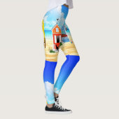 かわいい小さなビーチシャックサンダー_コーブ レギンス (右)