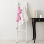 かわいい小さなピンクの赤ちゃん女の子象 シェルパブランケット (インサイチュ)