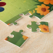 かわいい小さなファームターキーパーソナライズされたキッズ ジグソーパズル (側面)