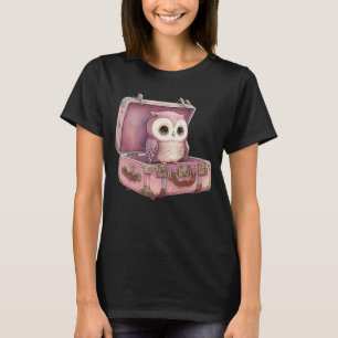 かわいい小さなフクロウのバレンタイン動物の愛10 Tシャツ