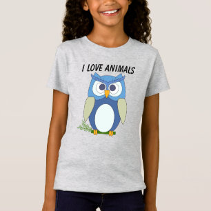 かわいい小さなフクロウシャツ Tシャツ