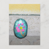 かわいい小さなフローラロック ポストカード (正面)