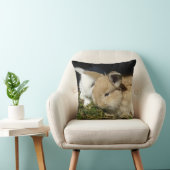 かわいい小さなフワフワのバンニー クッション (椅子)