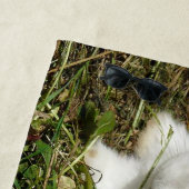 かわいい小さなフワフワのバンニー ビーチタオル (インサイチュ)