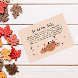 かわいい小さなブハロウィーンの本ベビー エンクロージャーカード