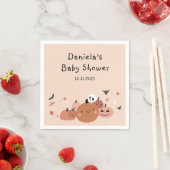 かわいい小さなブハロウィーンの赤ちゃんシャワー スタンダードカクテルナプキン (インサイチュ)