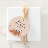 かわいい小さなブハロウィーンの赤ちゃんシャワー フェイバータグ (インサイチュ)