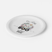 かわいい小さなブハロウィーンベビーシャワーデコールプレート ペーパープレート (アングル)