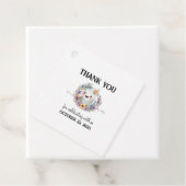 かわいい小さなブハロウィーンベビーシャワーメッセージカード フェイバータグ (インサイチュ)