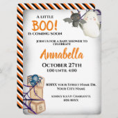 かわいい小さなブハロウィーンベビーシャワー招待状 招待状 (正面/裏面)