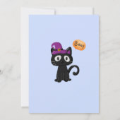 かわいい小さなブハロウィーン赤ちゃんシャワー 招待状 (裏面)