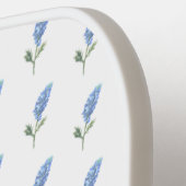 かわいい小さなブルーボンネット花レディガーリーース ピックルボールラケット (左詳細)