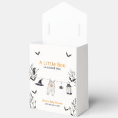 かわいい小さなブーのクロースレイン赤ちゃんシャワー フェイバーボックス (見開き)