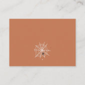 かわいい小さなブーのハロウィーンおむつラッフル エンクロージャーカード (裏面)