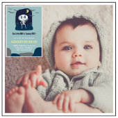 かわいい小さなブースカルボーイハロウィーン1st誕生日 招待状