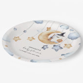 かわいい小さなブーン星ベビーシャワー ペーパープレート (アングル)