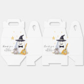 かわいい小さなブー幽霊男の子のシャワーありがとう フェイバーボックス (見開き)