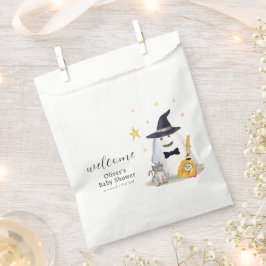 かわいい小さなブー幽霊男の子ベイビーシャワーへようこそ フェイバーバッグ