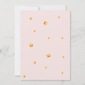 かわいい小さなブー美しいハロウィーンの赤ちゃんシャワー 招待状 (裏面)