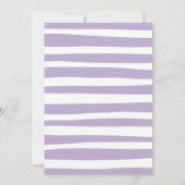 かわいい小さなブー赤ちゃんシャワー 招待状 (裏面)