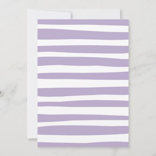 かわいい小さなブー赤ちゃんシャワー 招待状 (裏面)