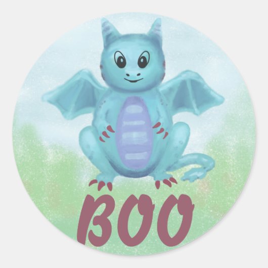 かわいい小さなブー ラウンドシール (正面)