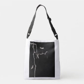 かわいい小さなプリン クロスボディバッグ (裏面)