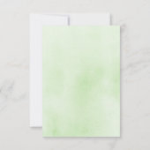 かわいい小さなベビーゾウありがとう サンキューカード (裏面)