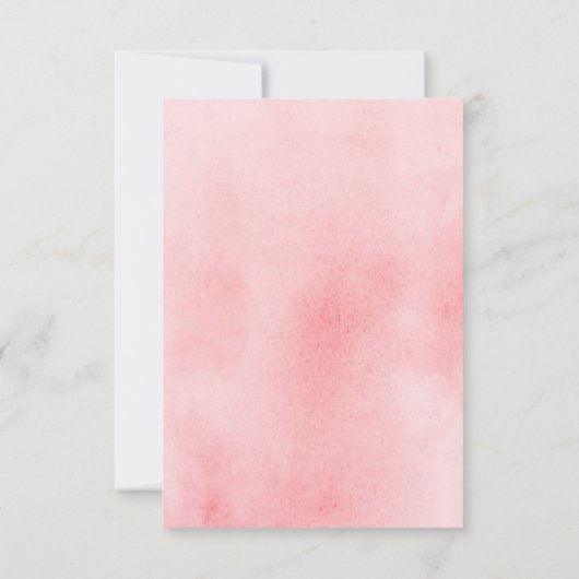 かわいい小さなベビーゾウありがとう サンキューカード (裏面)