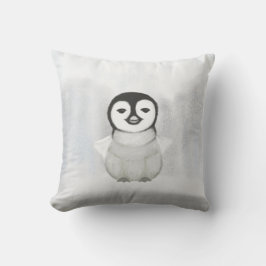 かわいい小さなペンギンスケッチ クッション