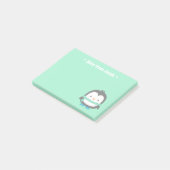 かわいい小さなペンギン子供へクリスマス ポストイット (アングル)