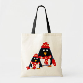 かわいい小さなペンギン。クリスマスプレゼント トートバッグ