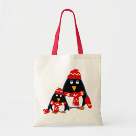 かわいい小さなペンギン。クリスマスプレゼント トートバッグ