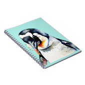 かわいい小さなペンギン ノートブック (右側)