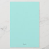 かわいい小さなペンギン 便箋 (裏面)