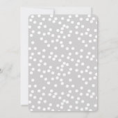 かわいい小さなマウス – ベビーシャワー招待状 招待状 (裏面)