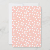 かわいい小さなマウス – ベビーシャワー招待状 招待状 (裏面)