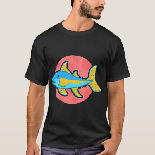 かわいい小さなマグロ Tシャツ (正面)