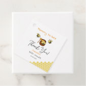 かわいい小さなミツバチと甘い蜂蜜の赤ちゃんシャワー フェイバータグ (インサイチュ)