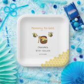 かわいい小さなミツバチと甘い蜂蜜の赤ちゃんシャワー ペーパープレート (パーティー)