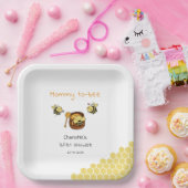 かわいい小さなミツバチと甘い蜂蜜の赤ちゃんシャワー ペーパープレート (パーティー)